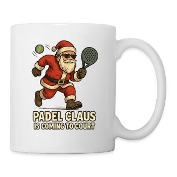 Le Père Noël entre sur le terrain - Mug blanc - blanc - Droite