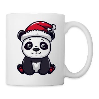 Noël Panda - Mug blanc - blanc - Droite