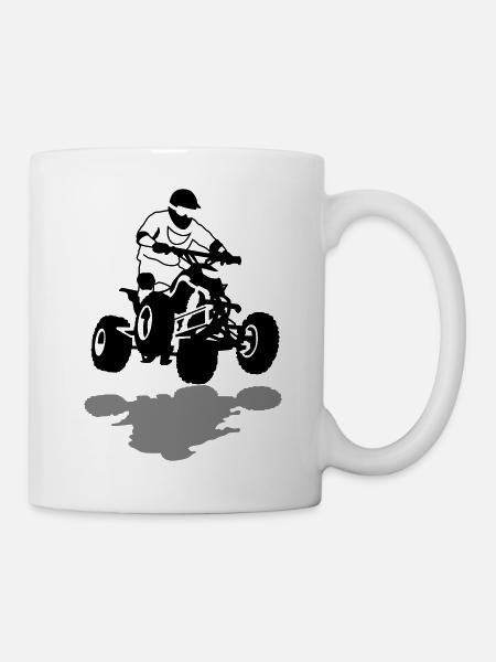 quad - Mug blanc - blanc