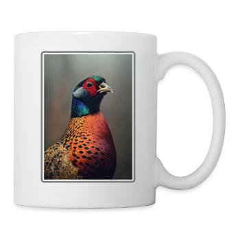 Fasane Fasan - Tasse - Weiß - Rechts