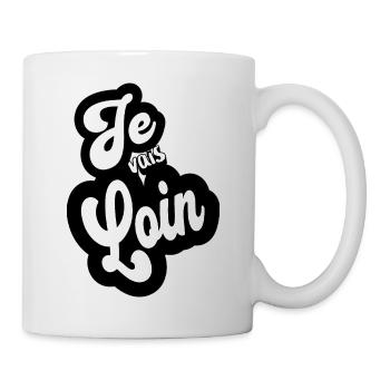 Je vais loin - Mug blanc - blanc - Droite