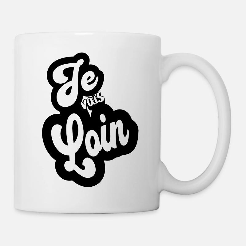 Je vais loin - Mug blanc - blanc