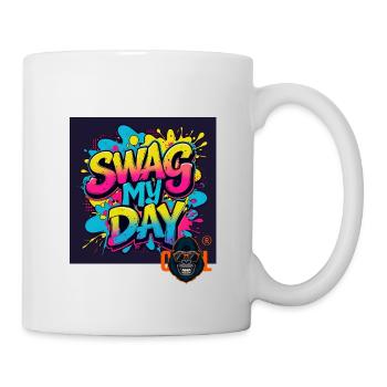 Swag My Day Graffiti Splash - Mug - white - Right
