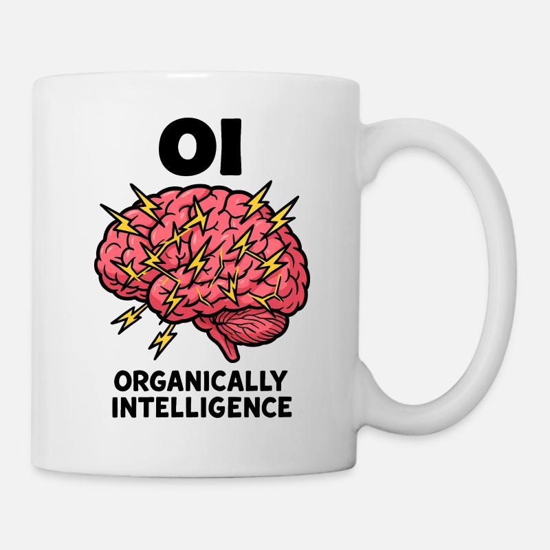 Organically Intelligent Brain - Mug - white