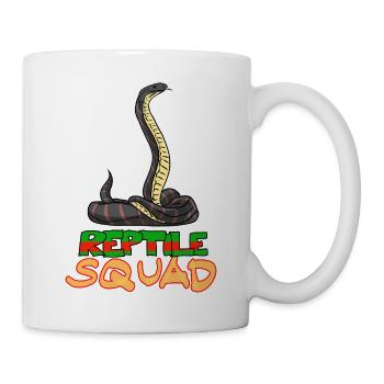 Graphique du serpent cool de l’escouade reptile - Mug blanc - blanc - Droite