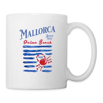 Mallorca 2022 Palma Beach Crab - Mug - white - Right
