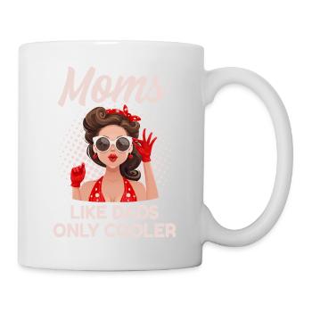 Coole Mama Retro Vintage Motiv 50er 60er Jahre - Tasse - Weiß - Rechts