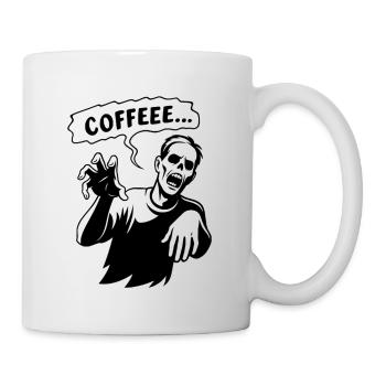 Kaffeezombie Coffee Zombie Kaffee Barista Humor - Mug - white - Right