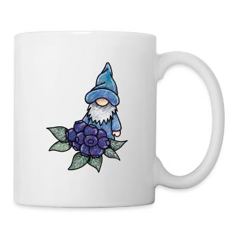 Nain aux myrtilles - Mug blanc - blanc - Droite