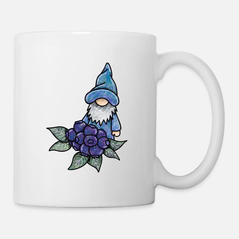 Heidelbeer-Wichtel - Tasse - Weiß