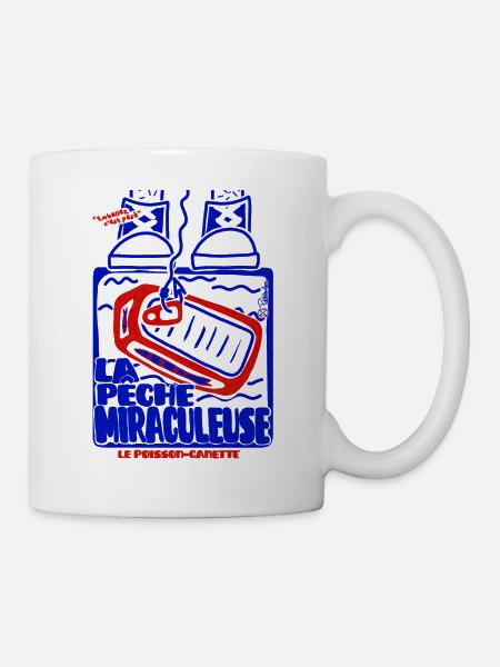 Pêche Miraculeuse Retro - Tasse - Weiß