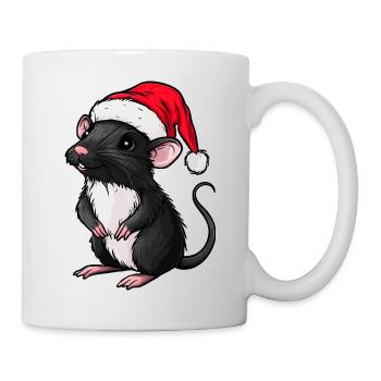 Christmas Rat - Mug - white - Right