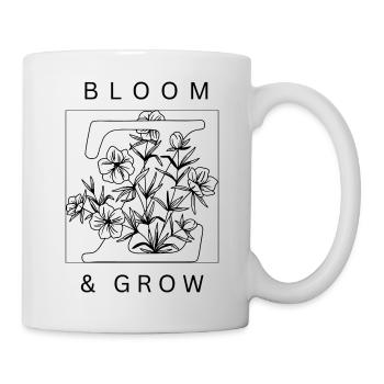 Bloom & Grow - Tasse - Weiß - Rechts