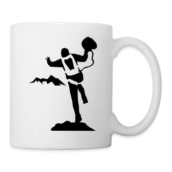 BASE jumping - Tasse - Weiß - Rechts