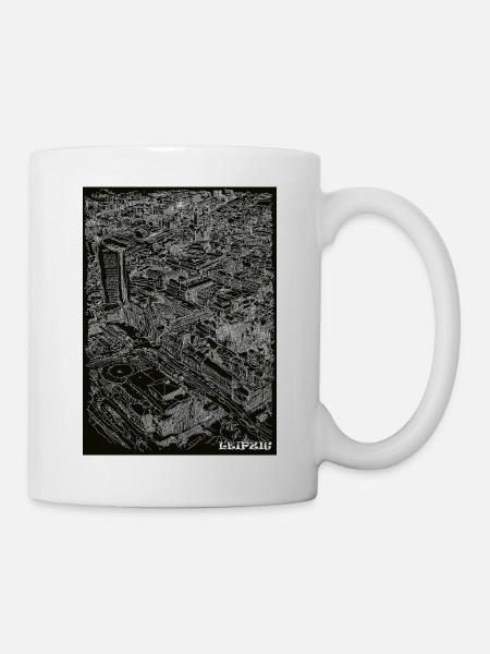 Leipzig Birdeye - Mug - white