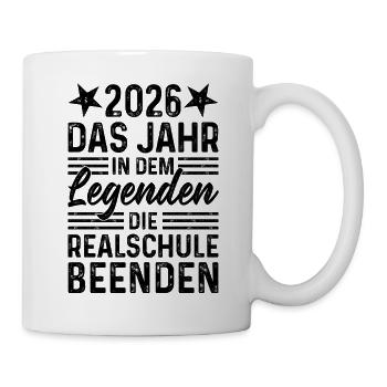 2026 Year Legends Finish Realschule - Mug - white - Right