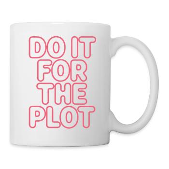 Do It For The Plot Neon - Mug - white - Right