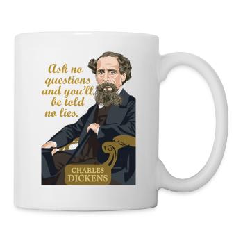 Charles Dickens - Tasse - Weiß - Rechts
