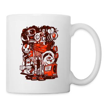 Die Chaos-Crew - Tasse - Weiß - Rechts