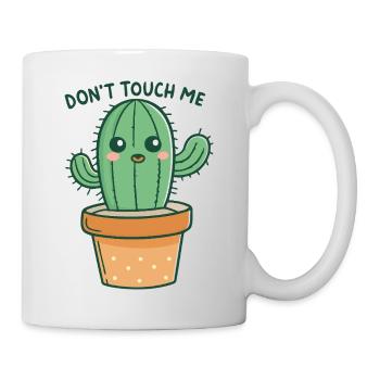 Cactus Rigolo Ne Pas Toucher - Mug blanc - blanc - Droite
