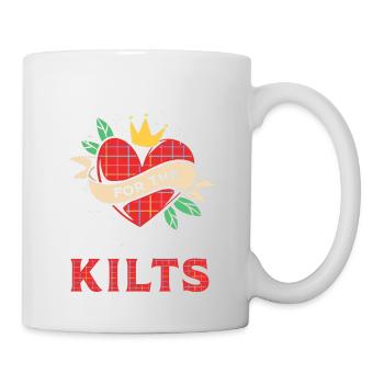 Kilt Scotland Scotland Tartan Skirt - Mug - white - Right