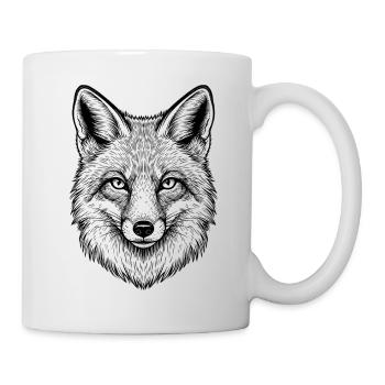 Fuchs - Tasse - Weiß - Rechts