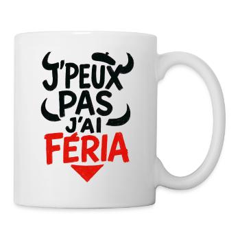 Ich kann nicht, Feria - Tasse - Weiß - Rechts