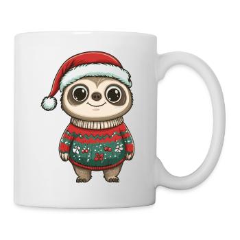Noël paresseux - Mug blanc - blanc - Droite