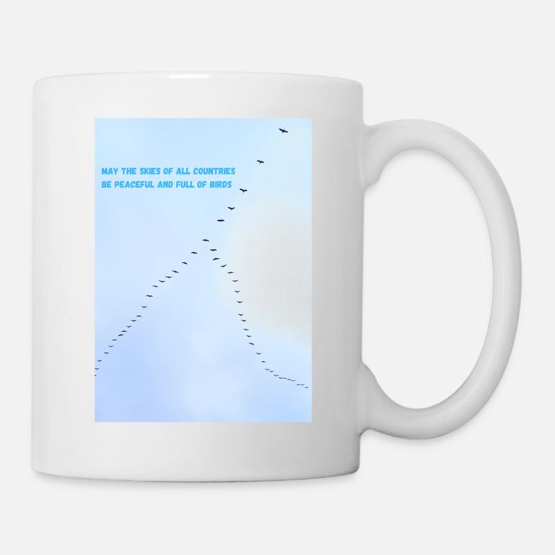 Birds in the sky - Mug - white