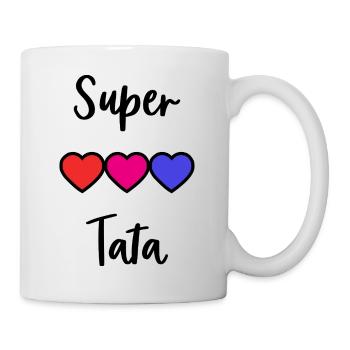TATA. TANTE. PATIN. MAMA. WERDENDE MUTTER. RELATIV - Tasse - Weiß - Rechts
