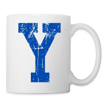 Letter y retro sport - Mug - white - Right