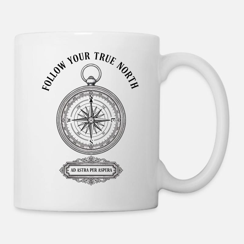 Compass of Adventure Trails - Mug - white