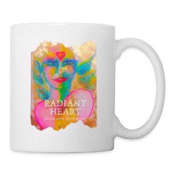 Radiant Heart - Tasse - Weiß - Rechts