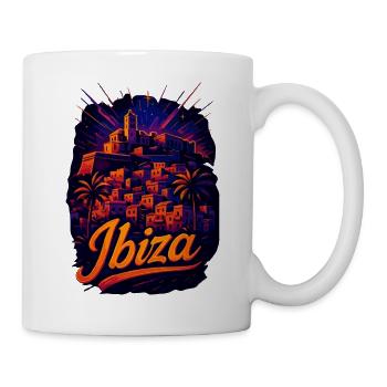 Ibiza Island Holiday Silhouette Summer Gift - Mug - white - Right