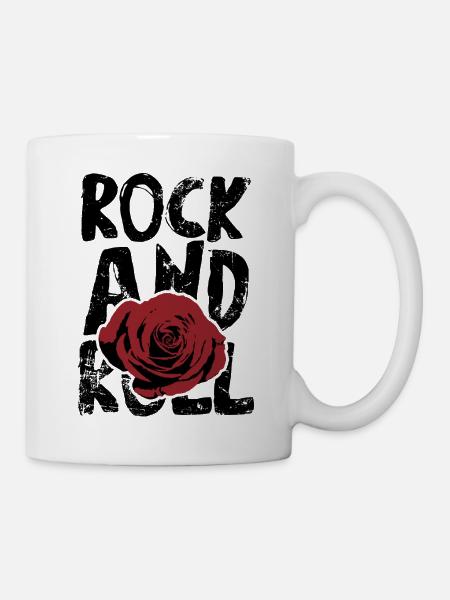 Rock and roll - Mug blanc - blanc