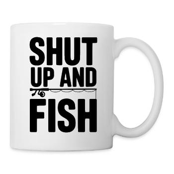 Shut Up and Fish - Mug - white - Right