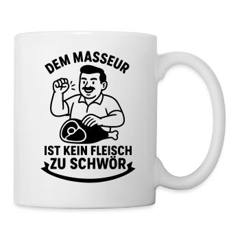 Masseur Massage Saying Motivation - Mug - white - Right