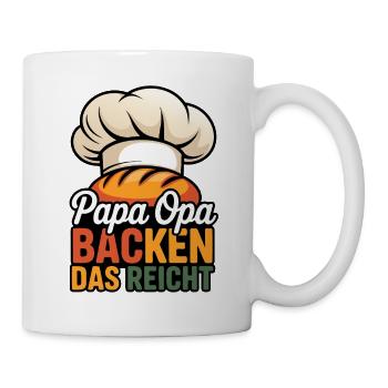Baking dad grandpa that's enough - Mug - white - Right