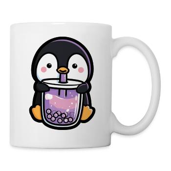 Kawaii Penguin Bubble Tea Boba - Mug - white - Right