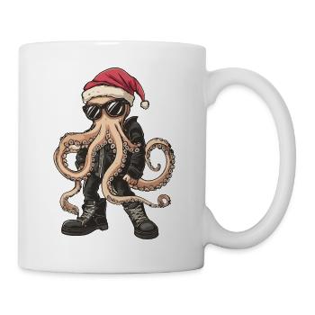 Octopus Christmas Winter - Mug - white - Right