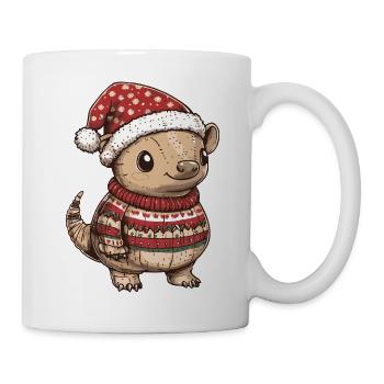 Noël de Noël des armadillos - Mug blanc - blanc - Droite