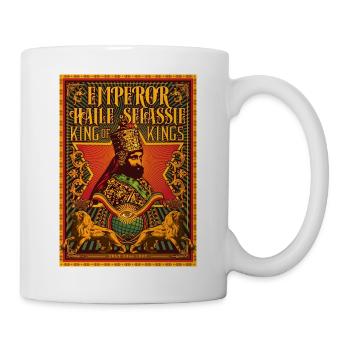 Haile Selassie I Jah Rastafari Rasta Reggae Racines - Mug blanc - blanc - Droite