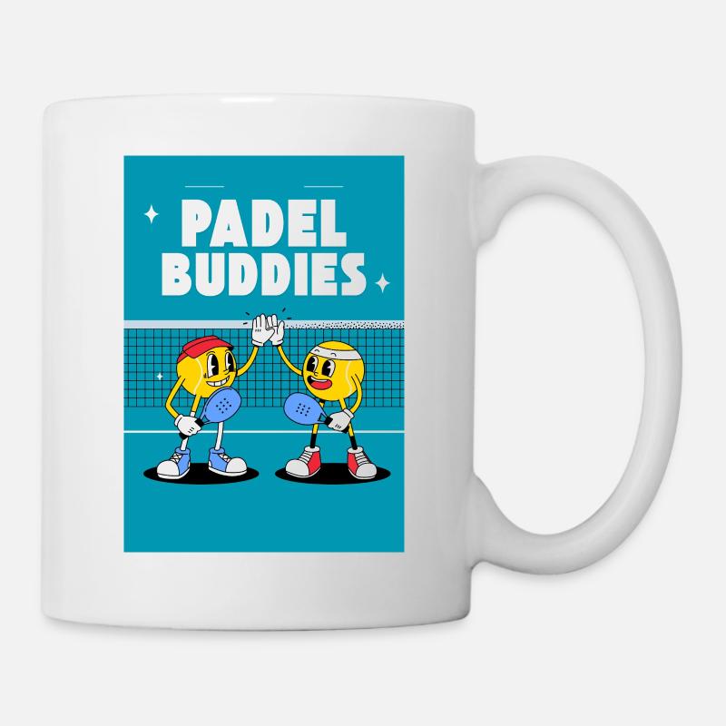 Padel Buddies High Five Duo - Tasse - Weiß
