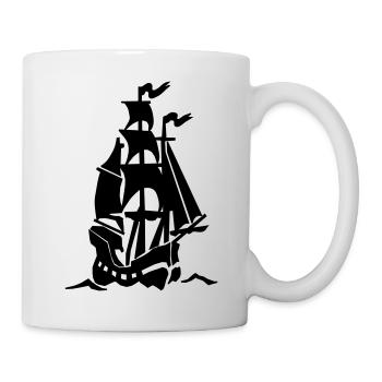 Schiff - Tasse - Weiß - Rechts