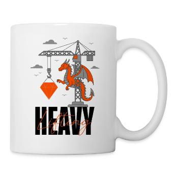 Heavy Lifting Dragon Crane - Mug - white - Right