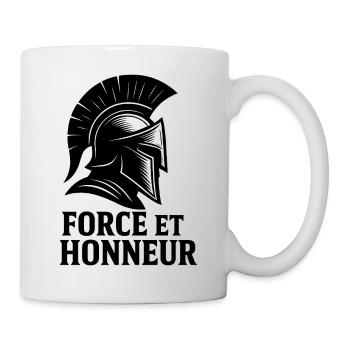 Strength & Honor - Spartan Style - Mug - white - Right