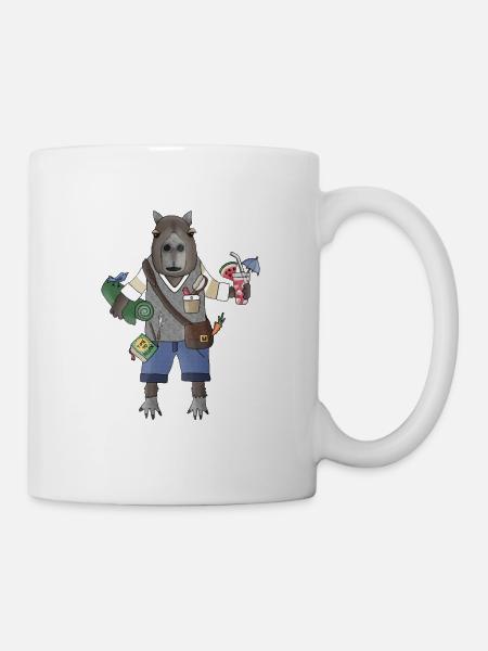 Mode Chill de Capybara - Mug blanc - blanc