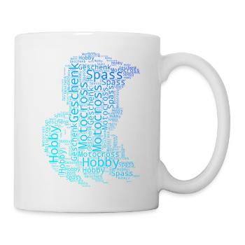 Motif nouveau du motocross pour le motocross - Mug blanc - blanc - Droite