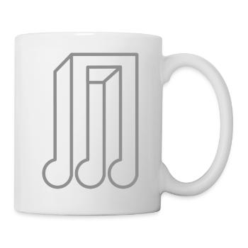 Geometric Touch 3D Illusion Optical Illusion - Mug - white - Right