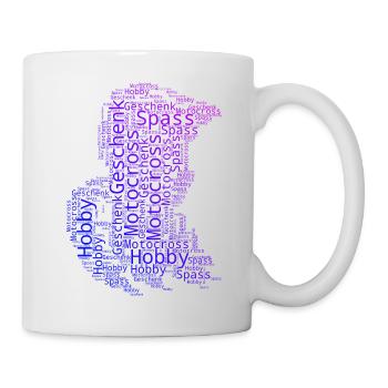 Motocross perfect for every motocross - Mug - white - Right